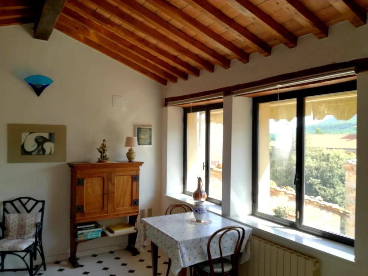 Mansarda Con Solarium Panoramico Su Centro Storico Di Sarteano Vicino Alle Famose Terme Della Val D'Orcia Luaran gambar